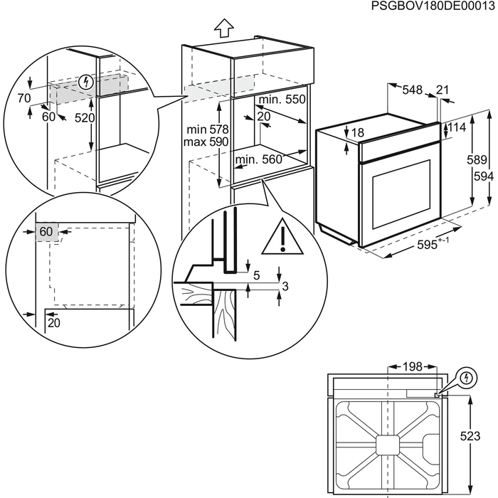 Piekarnik Electrolux KOCBP39WX SteamCrisp Czarny/Stal szlachetna, parowy - TwojeAGD.com 13