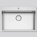 Zlewozmywak Falmec Garda 70 Inox nakładany/wpuszczany Zlewozmywak Falmec Garda 70 Inox jednokomorowy, nakładany/wpuszczany w blat - TwojeAGD.com