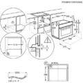 Piekarnik Electrolux KVLBE08X CombiQuick Czarny/Stal szlachetna, kompaktowy z funkcją mikrofali Piekarnik kompaktowy do zabudowy Electrolux KVLBE08X z funkcją mikrofali CombiQuick Czarny/Stal szlachetna -schemat instalacji- TwojeAGD.com