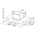 Okap sufitowy Franke Maris FCBI 926 WH Biały mat -schemat instalacji- TwojeAGD.com 2