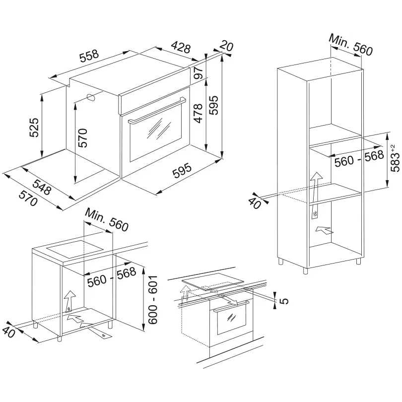 Piekarnik Franke Smart FSM 86 H BK Czarne szkło Piekarnik Franke Smart FSM 86 H BK Czarne szkło - TwojeAGD.com 8