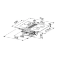 Płyta indukcyjna do zabudowy zintegrowana z okapem Franke Smart FSM 709 HI Czarne szkło -schemat instalacji- TwojeAGD.com 2