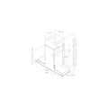 Okap Elica HAIKU WH/A/60 Biały Krion, naścienny, wyciąg Okap naścienny Elica HAIKU WH/A/60 Biały Krion -schemat instalacji- TwojeAGD.com 2