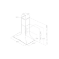 Okap naścienny Elica SWEET CAST IRON/A/85 Żeliwo + Komin -schemat instalacji- TwojeAGD.com 2