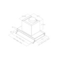 Zintegrowany okap do zabudowy Elica BOXIN LX/BL MAT/A/60 Czarny matowy -schemat instalacji- TwojeAGD.com 2
