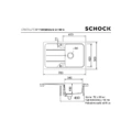 Zlewozmywak SCHOCK FORMHAUS D-100S Moonstone CRISTALITE - obrazek 2