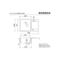 Zlewozmywak SCHOCK MONO D-100 Silverstone CRISTADUR - obrazek 2