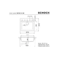 Zlewozmywak SCHOCK MONO N-100 Silverstone CRISTADUR Zlewozmywak SCHOCK MONO N-100 Silverstone CRISTADUR - obrazek 2