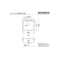 Zlewozmywak SCHOCK MONO N-100S Rouge CRISTADUR Zlewozmywak SCHOCK MONO N-100S Rouge CRISTADUR - obrazek 2