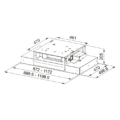 Okap Franke Maris FCMA 90 C XS A KL Stal szlachetna, sufitowy - obrazek 2