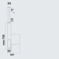 Okap Falmec Down Draft 120 Czarny (korpus bez silnika), nablatowy Okap Falmec Down Draft 120 Czarny (korpus bez silnika), nablatowy - obrazek 13