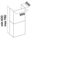 Okap Falmec Zeus Pro 90 Inox 950 m3/h, przyścienny Okap Falmec Zeus Pro 90 Inox 950 m3/h, przyścienny - obrazek 6