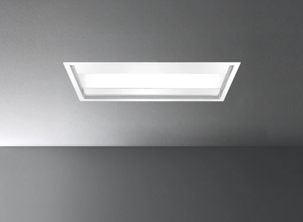 Okap Falmec Nuvola Led 90 Biały (korpus bez silnika), sufitowy, z pilotem Okap Falmec Nuvola Led 90 Biały (korpus bez silnika), sufitowy, z pilotem - TwojeAGD.com