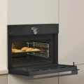 Kompaktowy piekarnik z mikrofalą do zabudowy Gorenje BCM4058B Czarny 04