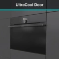 Kompaktowy piekarnik z mikrofalą do zabudowy Gorenje BCM4058B Czarny 09