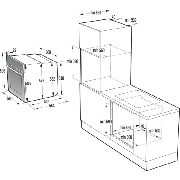 Piekarnik Gorenje BFS6148B Czarny, parowy Piekarnik Gorenje BFS6148B Czarny, parowy - TwojeAGD.com 13