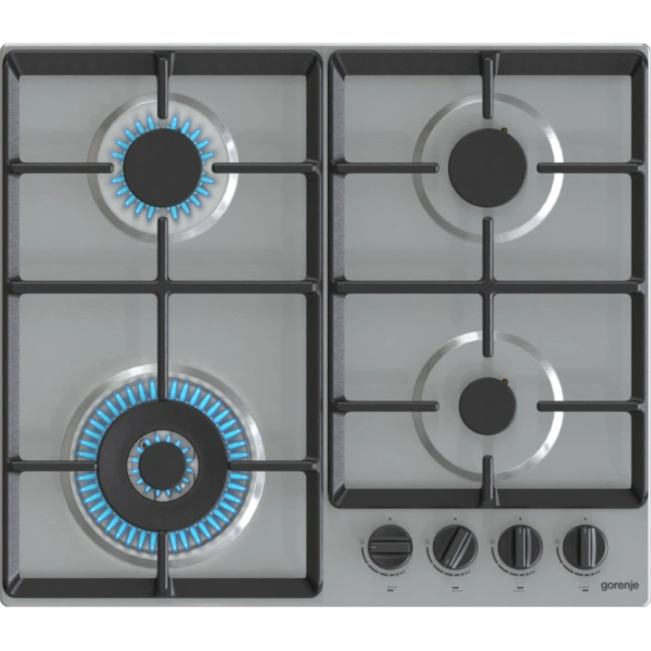 Płyta gazowa Gorenje GW641EBX 60 cm Stal nierdzewna - TwojeAGD.com