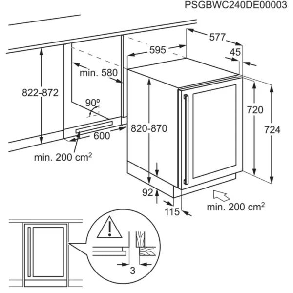 Chłodziarka do wina AEG AWS4052B5B Czarny - TwojeAGD.com 10