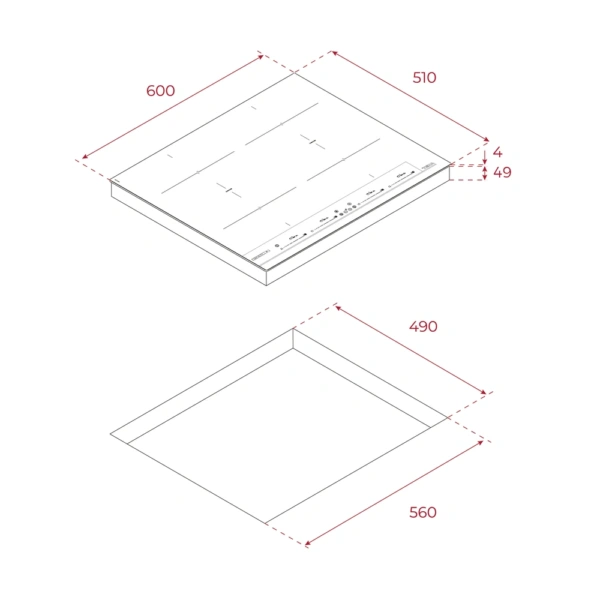 Płyta indukcyjna Teka IBF 64-G1 MSP BM 60 cm Infinity G1 Czarny mat 112510038 - TwojeAGD.com 7
