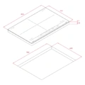 Płyta indukcyjna Teka IZF 88700 MST BK 80 cm DirectSense Czarne szkło 112500029 Płyta indukcyjna do zabudowy Teka IZF 88700 MST BK 80 cm DirectSense Czarne szkło 112500029 - Rysunek techniczny