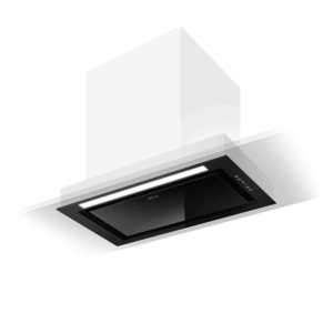 Okap Elica HIDDEN 2.0 BL MAT/A/52 Czarny matowy, zintegrowany, wyciąg PRF0197740 - TwojeAGD.com 2