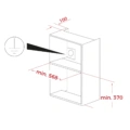 Kuchenka mikrofalowa Teka ML 8220 BIS L-BK Czarne szkło 112030001 - obrazek 9