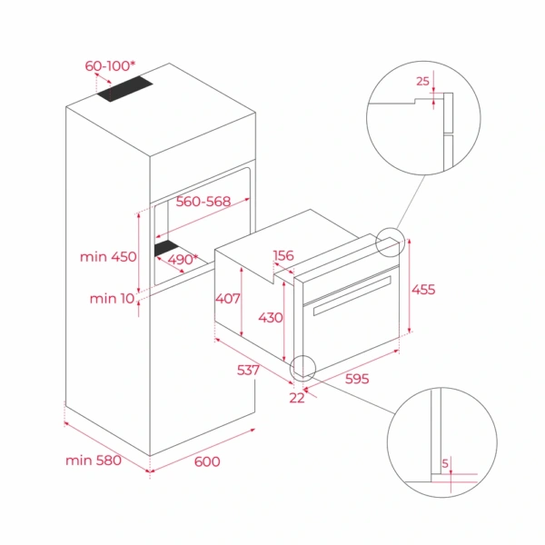 Piekarnik Teka HLC 84-G1 C BM Infinity G1 Czarny mat, kompaktowy z mikrofalą 111160026 - TwojeAGD.com 8