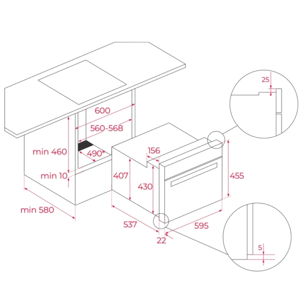 Piekarnik Teka HLC 84-G1 C BM Infinity G1 Czarny mat, kompaktowy z mikrofalą 111160026 - TwojeAGD.com 9