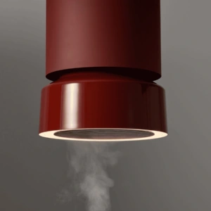 Okap Ciarko Design Fluo Burgundy Satin/Gloss, przyścienny CDP3805BUSG - TwojeAGD.com