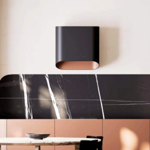 Okap Ciarko Design Simple Black/Rose Gold, przyścienny CDP6002B/C - TwojeAGD.com