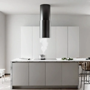 Okap Ciarko Design Roto W Black, wyspowy CDW3803C - TwojeAGD.com