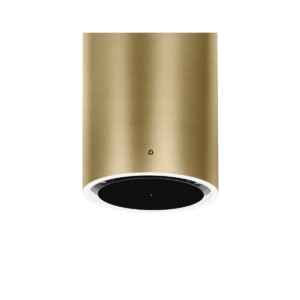 Okap Ciarko Design Tubus W Gold Steel, wyspowy CDW3801GS - TwojeAGD.com