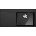 Zlewozmywak Franke MythosX MYK 611-100 Onyx Fraceram, Lewy ociekacz 124.0749.508