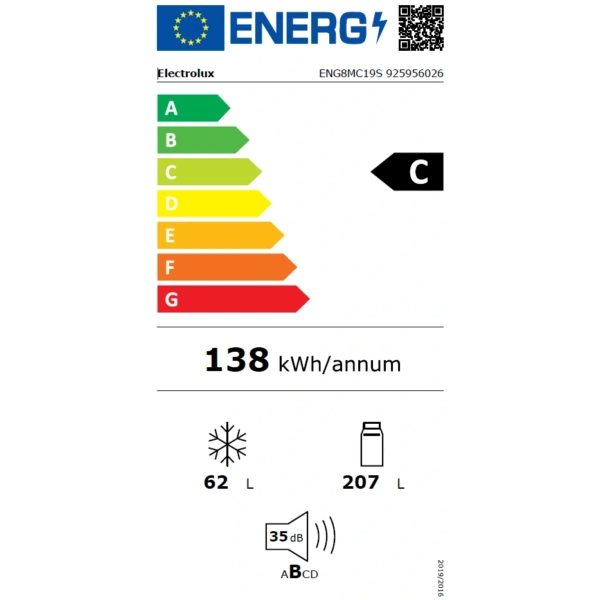 Chłodziarko-zamrażarka Electrolux ENG8MC19S TwinTech NoFrost Cooling 360 Chłodziarko-zamrażarka Electrolux ENG8MC19S TwinTech NoFrost Cooling 360 - TwojeAGD.com 12