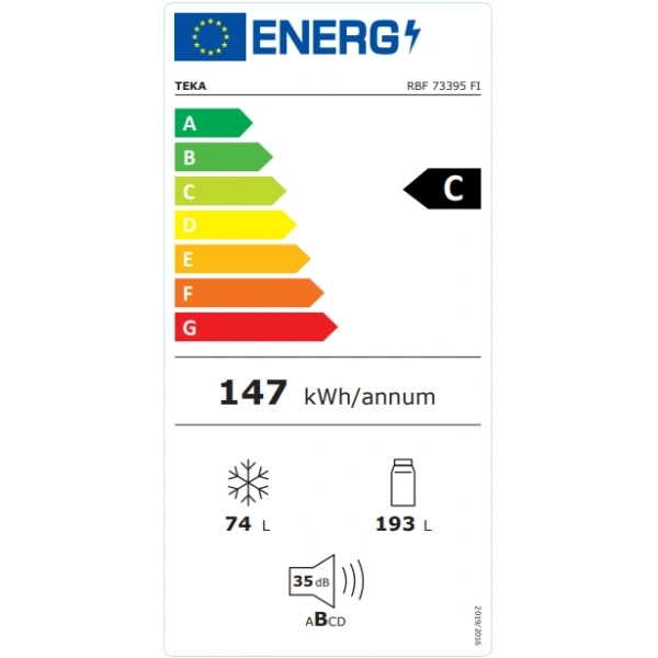 Chłodziarko-zamrażarka Teka RBF 73395 FI EU Total NoFrost 113560030 Chłodziarko-zamrażarka Teka RBF 73395 FI EU Total NoFrost 113560030 - TwojeAGD.com 10
