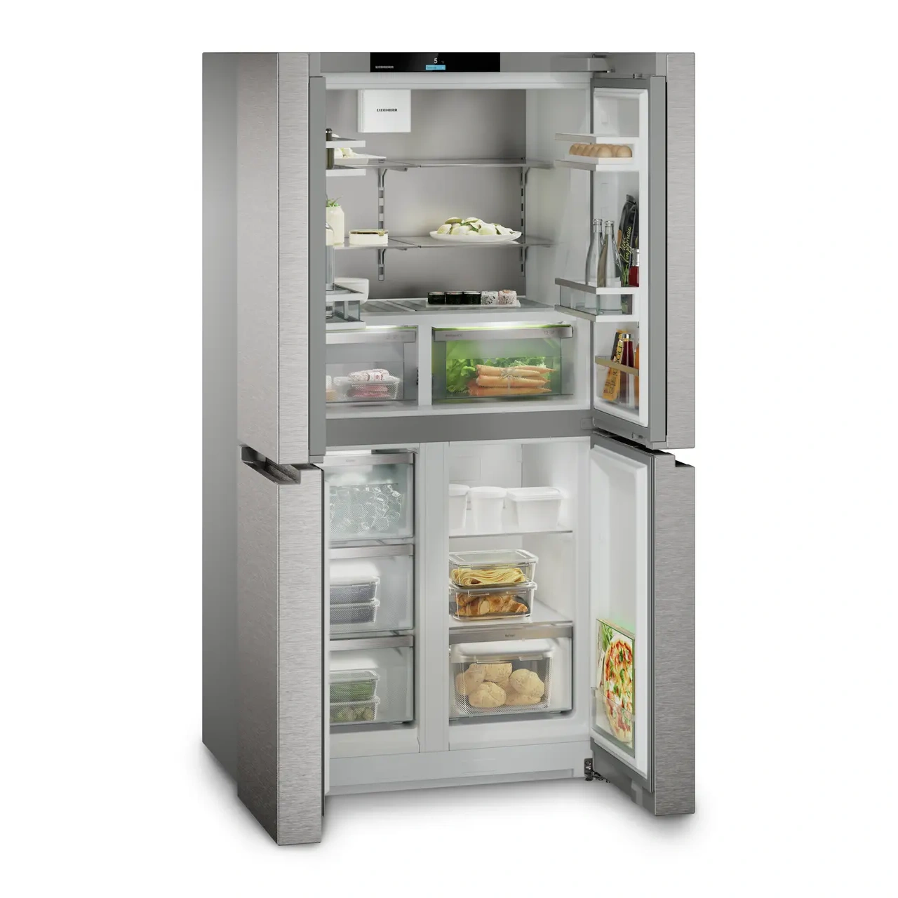 Chłodziarko-zamrażarka Liebherr Mbsddi 9024 Plus BioFresh NoFrost French Door z kostkarką, wolnostojąca Chłodziarko-zamrażarka Liebherr Mbsddi 9024 Plus BioFresh NoFrost French Door z kostkarką, wolnostojąca - TwojeAGD.com 11