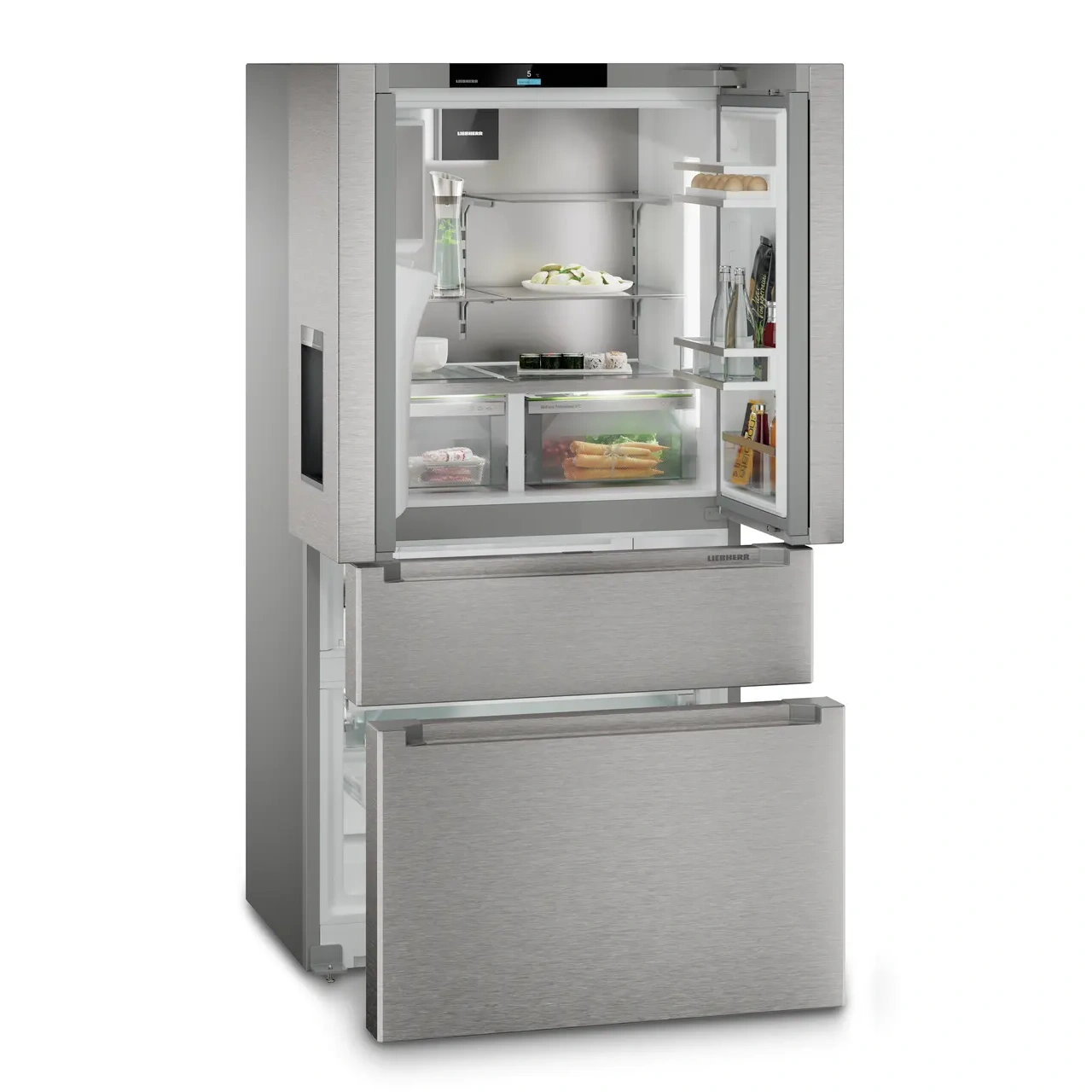 Chłodziarko-zamrażarka Liebherr MBsddi 9558 Prime BioFresh NoFrost French Door z kostkarką, wolnostojąca Chłodziarko-zamrażarka Liebherr MBsddi 9558 Prime BioFresh NoFrost French Door z kostkarką, wolnostojąca - TwojeAGD.com 19