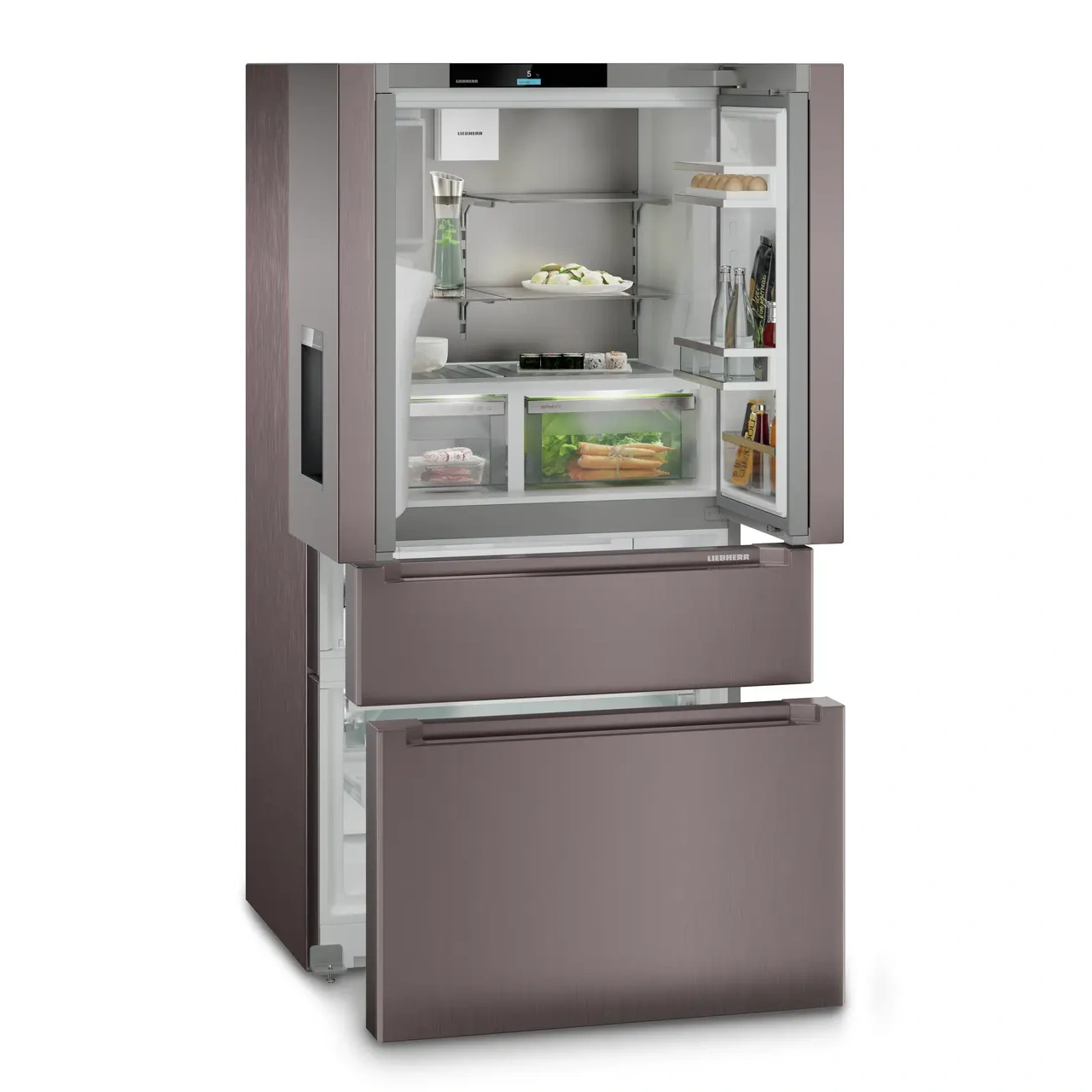 Chłodziarko-zamrażarka Liebherr MBtsdi 9528 Plus BioFresh NoFrost French Door z kostkarką, wolnostojąca - TwojeAGD.com 11