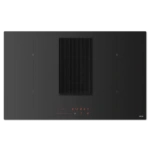 Płyta indukcyjna z okapem Elica NIKOLATESLA PRIME S+ SL RAW BL/A/83 (wyciąg) Czarne matowe szkło PRF0210554 - TwojeAGD.com